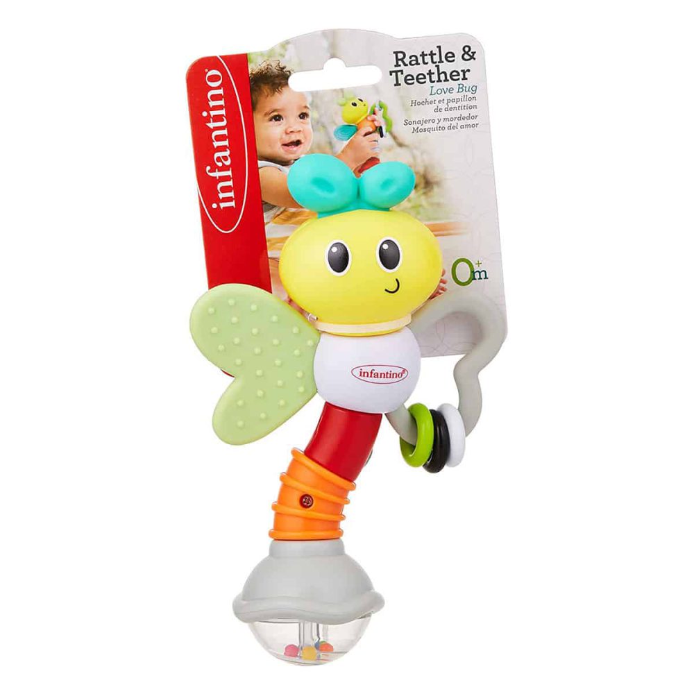 دندان گیر جغجغه ای نوزاد اینفنتینو Infantino
