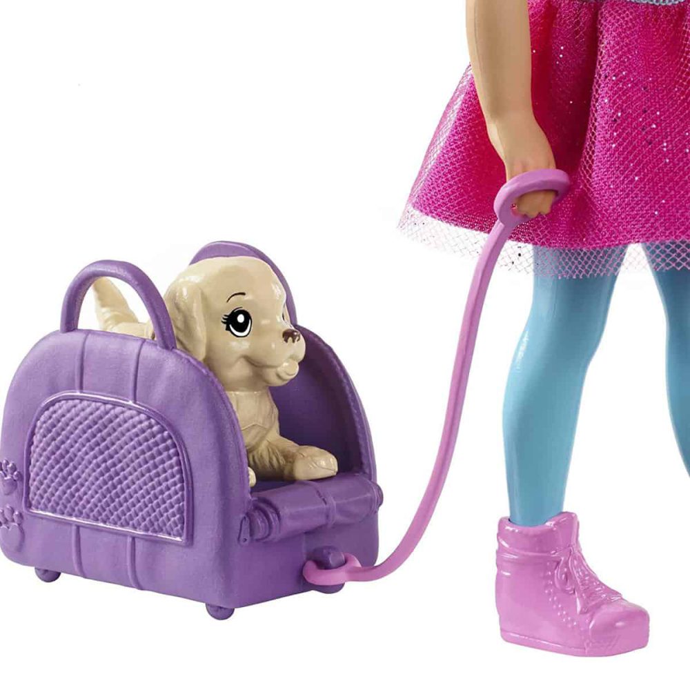 عروسک باربی سفر چلسی Barbie مدل Chelsea Travel Doll