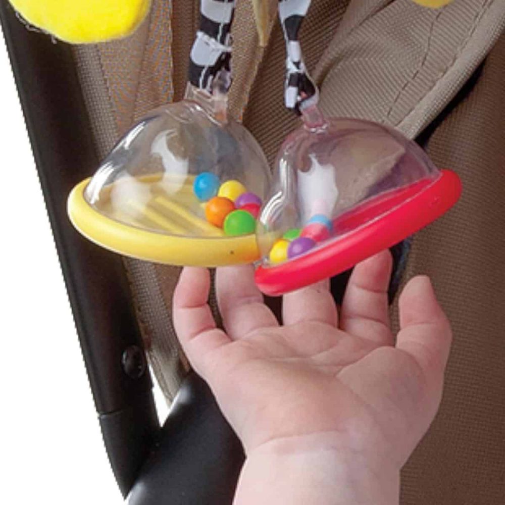 آویز عروسکی کالسکه نوزاد برند پلی گرو مدل Dingly Dangly