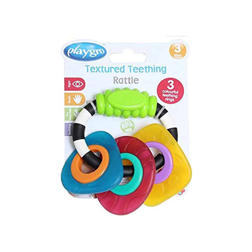 دندان گیر نوزاد برند پلی گرو مدل Grip Ring Trio