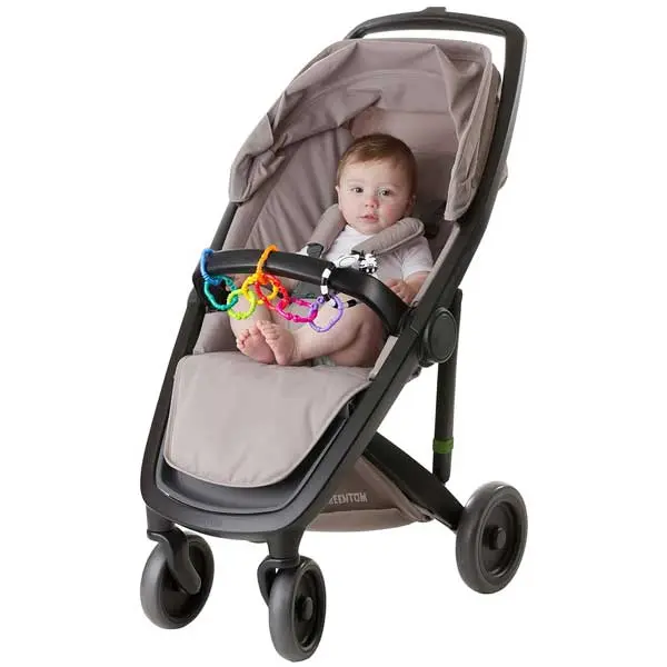 دندان گیر نوزاد برند پلی گرو مدل Zebra Links