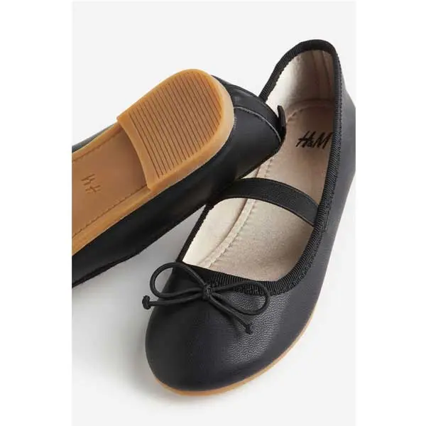 کفش عروسکی دخترانه بچه گانه برند اچ اند ام مدل Ballet pumps