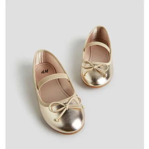 کفش عروسکی دخترانه بچه گانه برند اچ اند ام مدل Ballet pumps