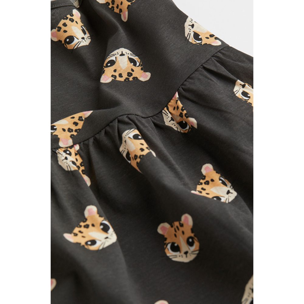 پیراهن دخترانه بچه گانه برند اچ اند ام مدل Cheetahs