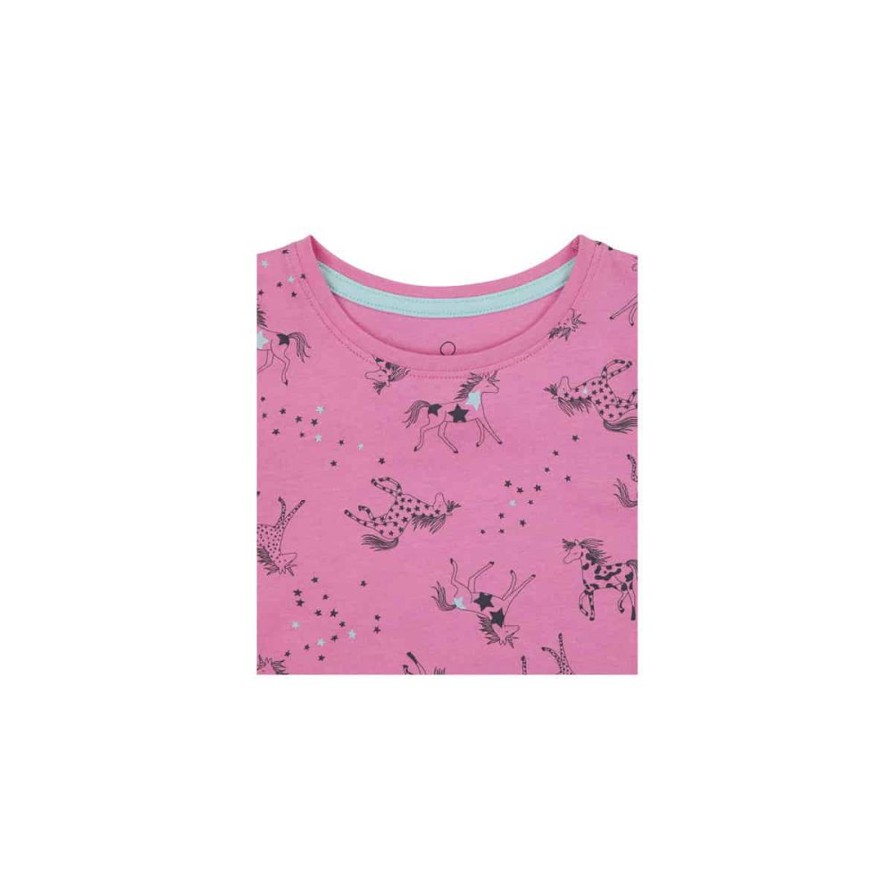 تیشرت بچه گانه دخترانه مادرکر مدل Pink Horse