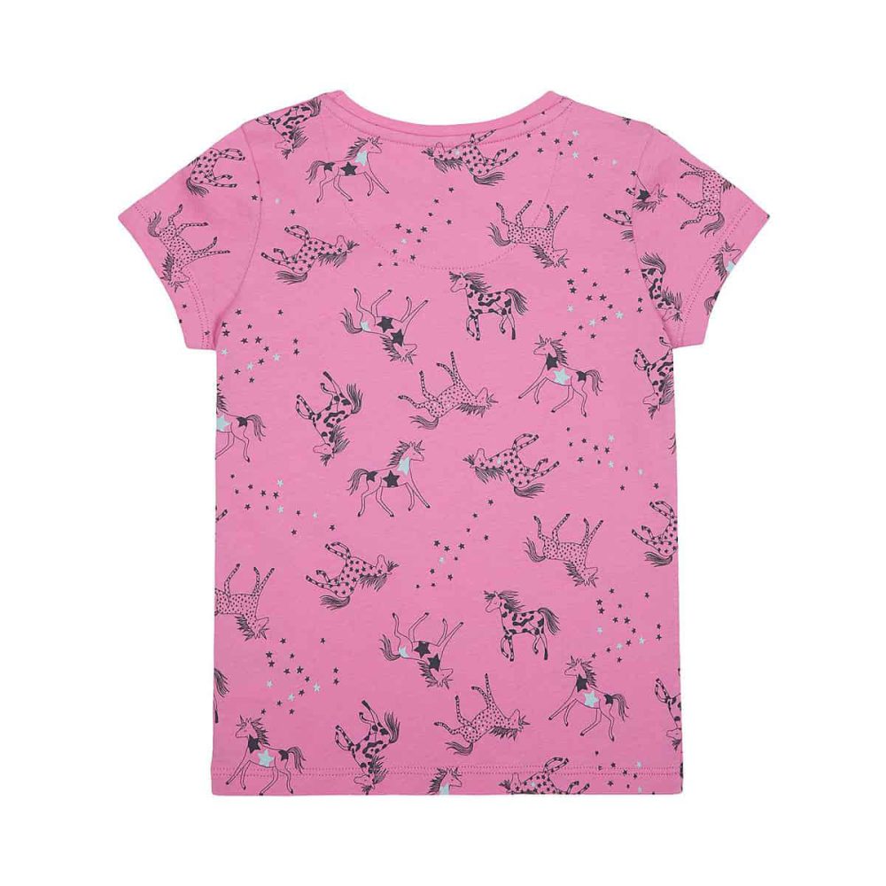 تیشرت بچه گانه دخترانه مادرکر مدل Pink Horse