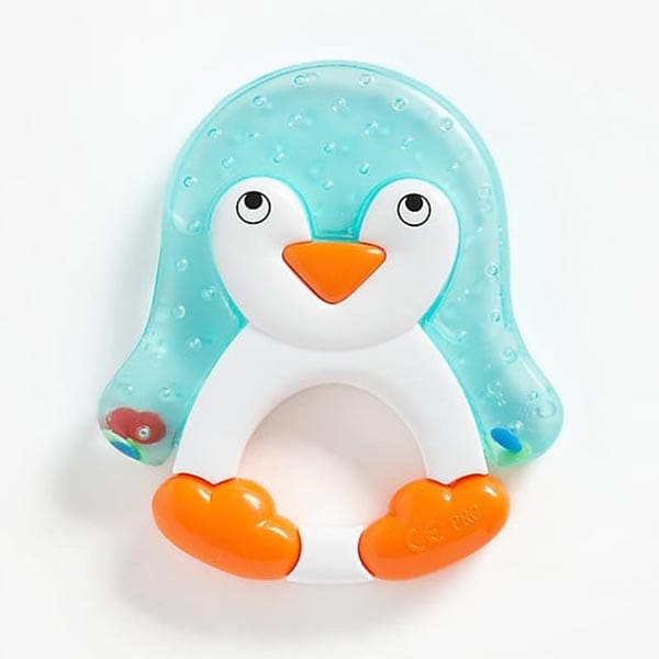 دندان گیر مایع دار جغجغه ای نوزاد مادرکر مدل Penguin