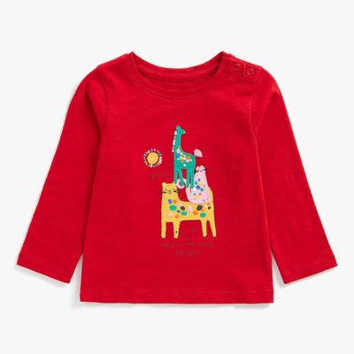 بلوز نوزادی مادرکر مدل Full Sleeves Animal