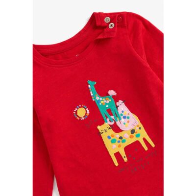 بلوز نوزادی مادرکر مدل Full Sleeves Animal