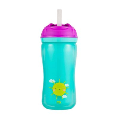 لیوان نی دار کودک مادرکر مدل Insulated Flexi Straw Cup