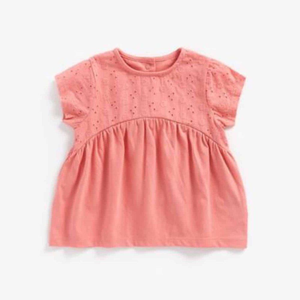 تیشرت بچه گانه دخترانه مادرکر مدل Broderie Blouse