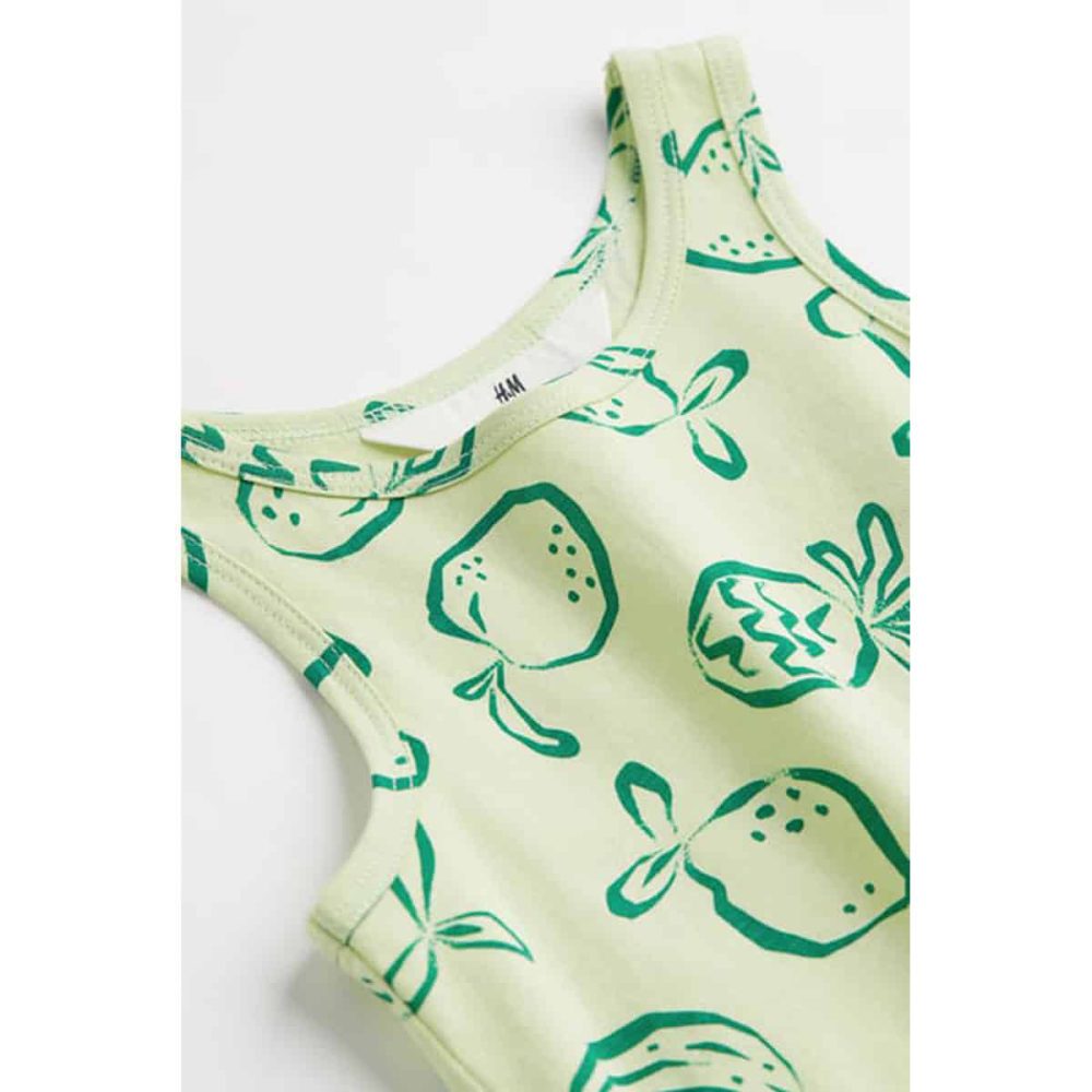 تاپ دخترانه بچه گانه برند اچ اند ام مدل Cotton Tank Top