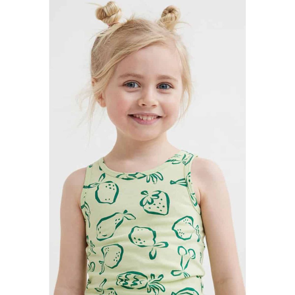 تاپ دخترانه بچه گانه برند اچ اند ام مدل Cotton Tank Top