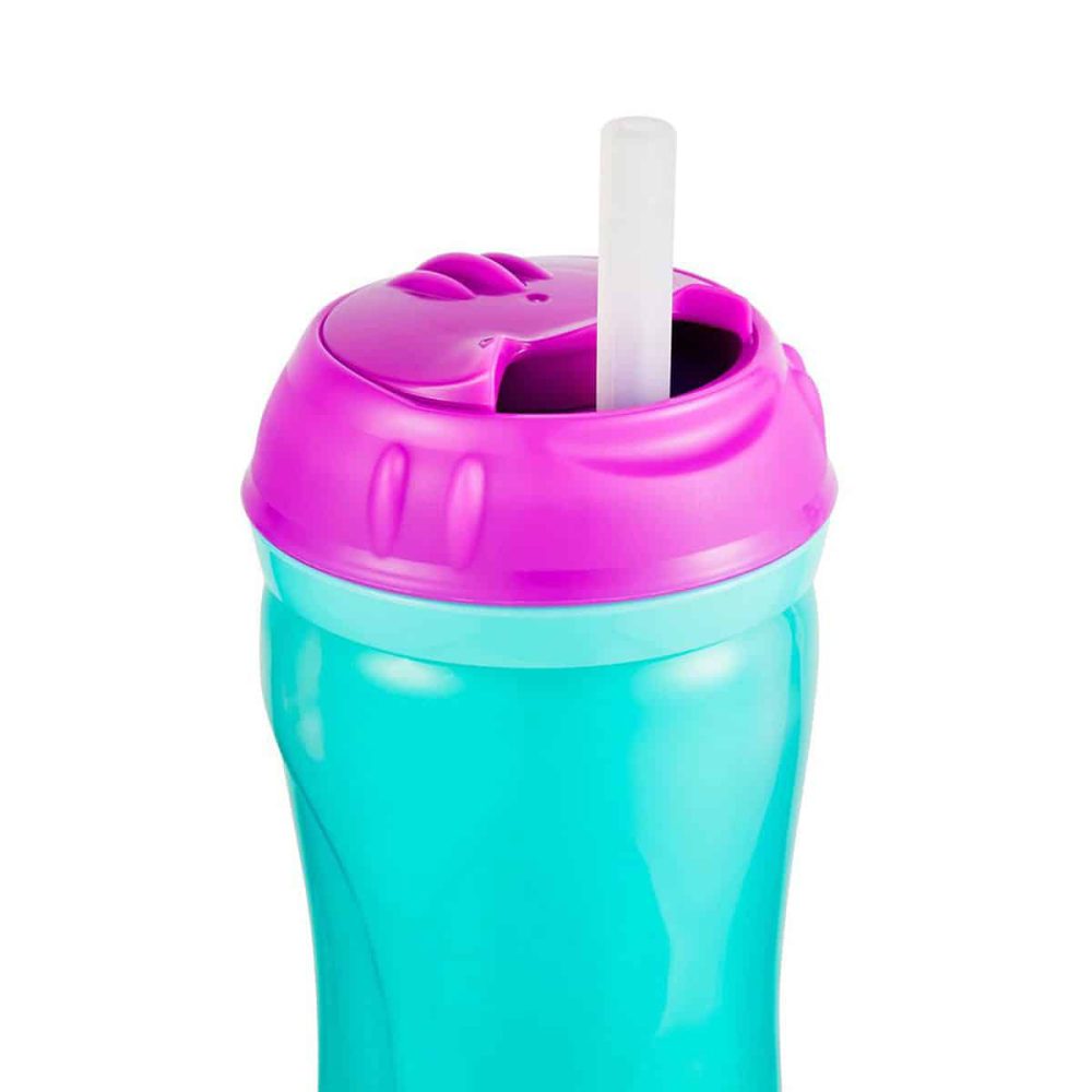 لیوان نی دار کودک مادرکر مدل Insulated Flexi Straw Cup