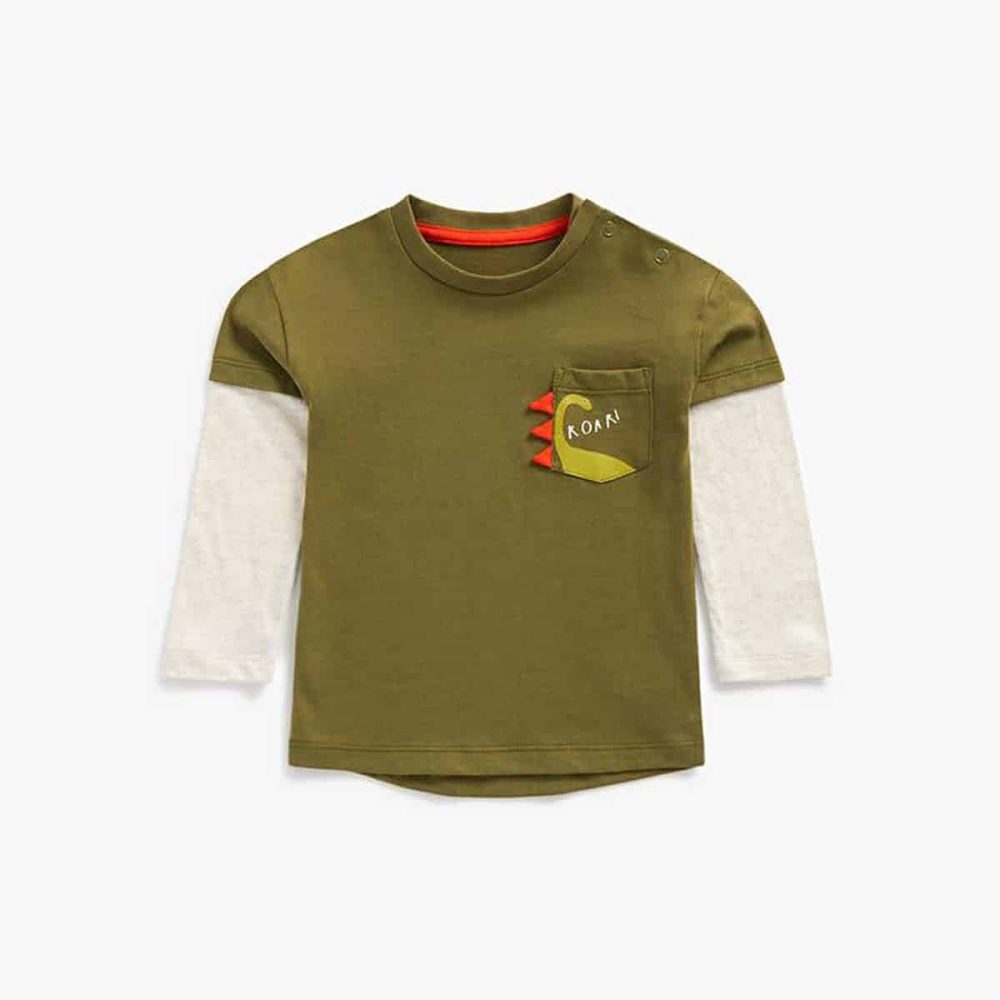 بلوز نوزادی مادرکر مدل Dino Mock