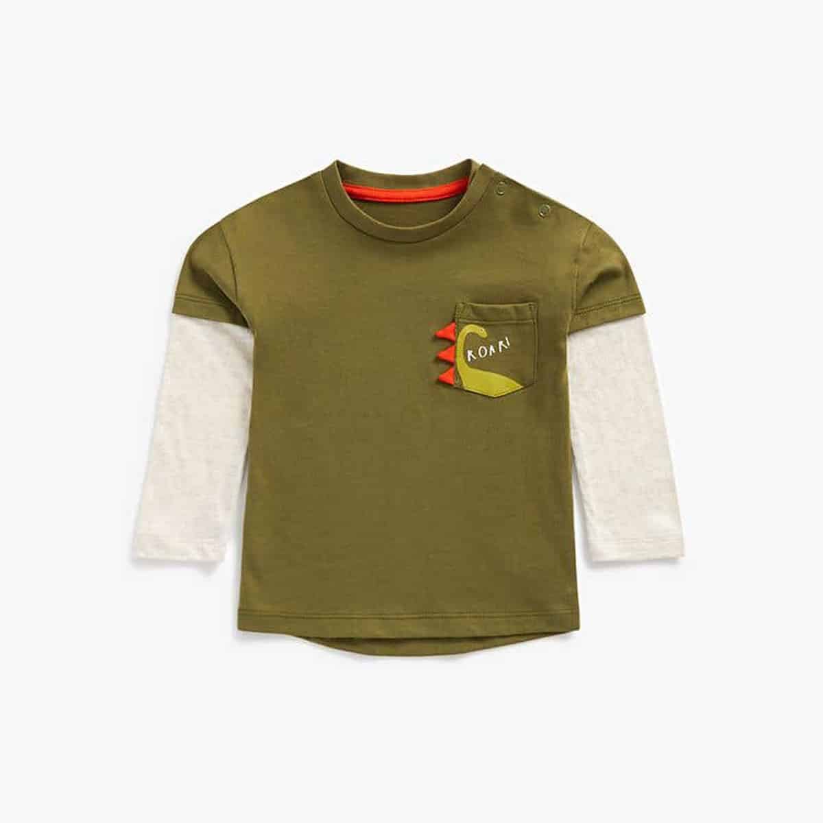 بلوز نوزادی مادرکر مدل Dino Mock