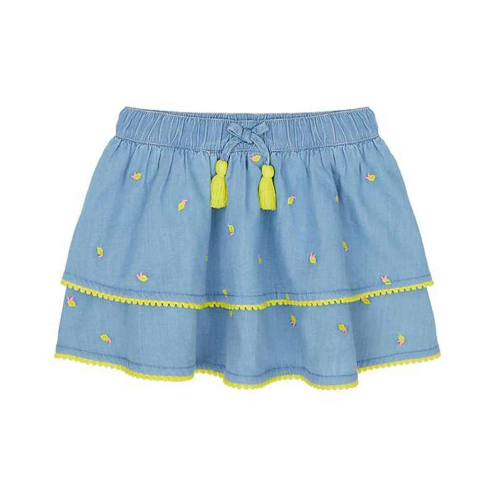 دامن دخترانه بچه گانه مادرکر مدل Lemon Embroidered Skirt