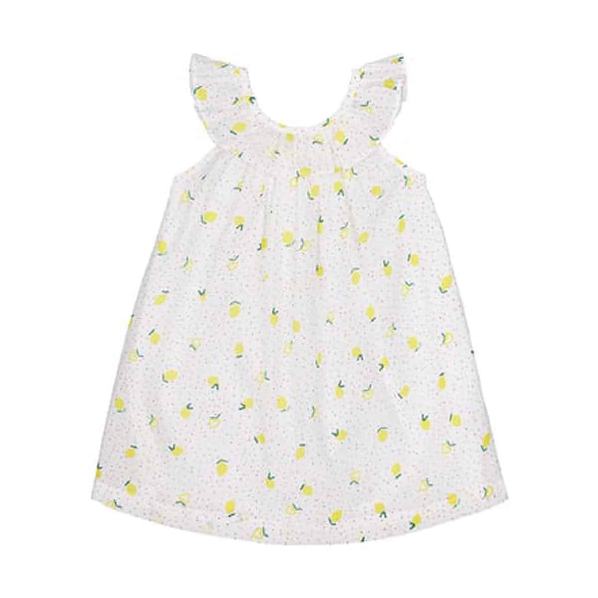 پیراهن نوزادی مادرکر مدل Lemon Frill Dress