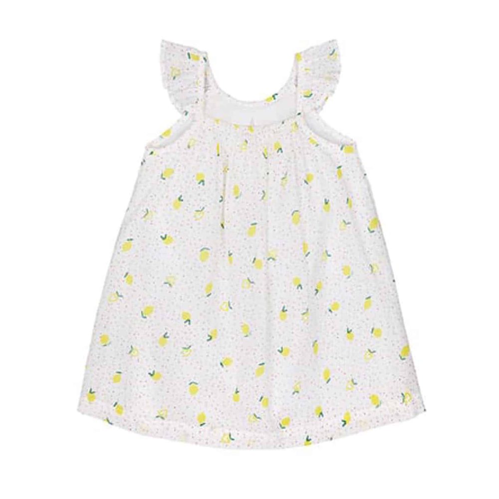 پیراهن نوزادی مادرکر مدل Lemon Frill Dress