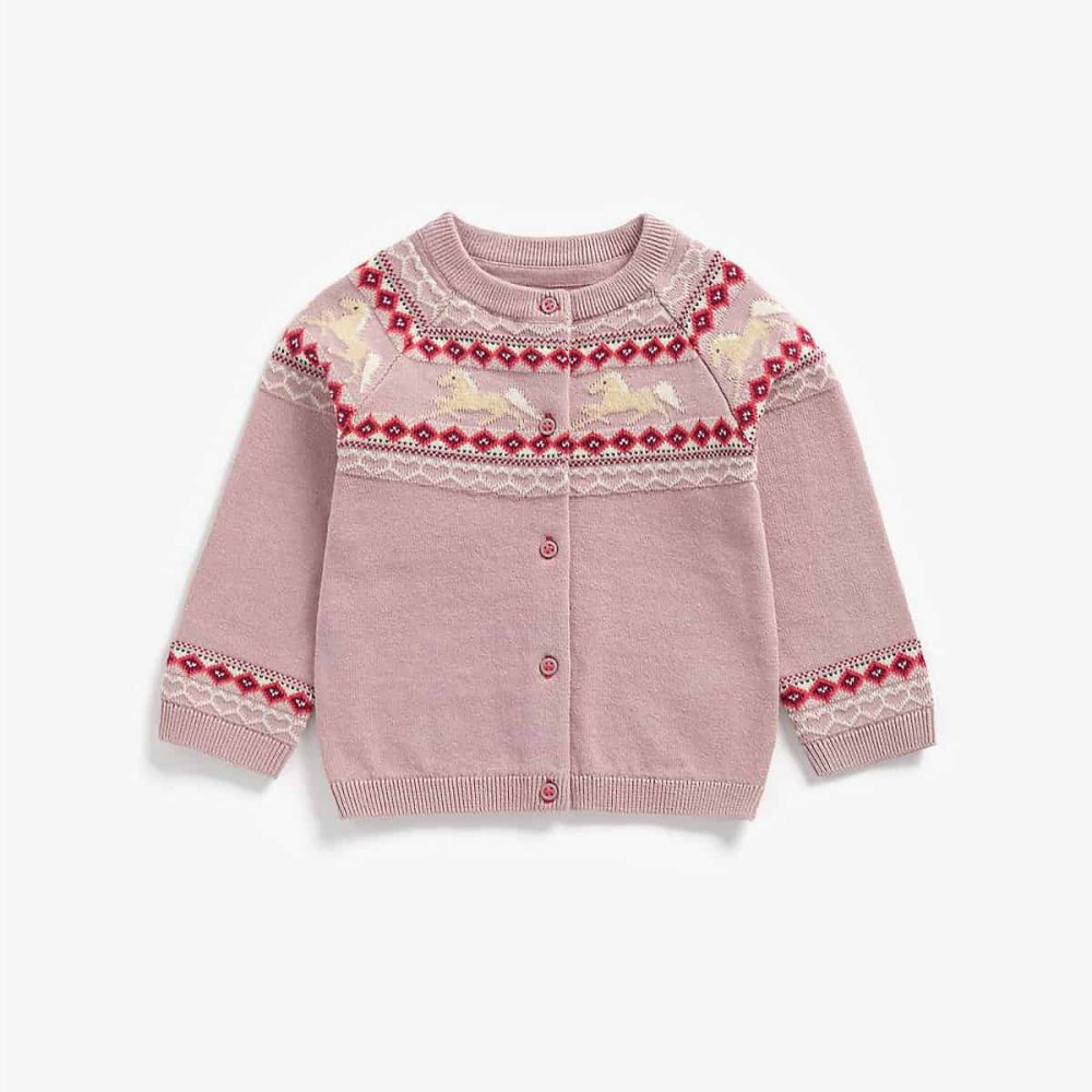 ژاکت نوزاد مادرکر مدل Horse Fair