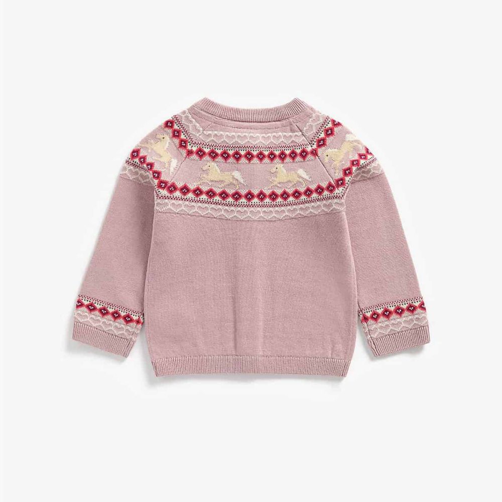 ژاکت نوزاد مادرکر مدل Horse Fair