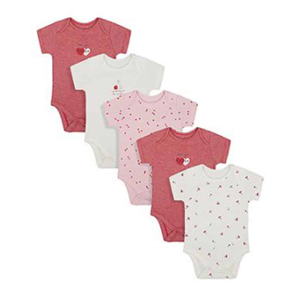 سرهمی نوزاد مادرکر مدل Heart Bodysuits