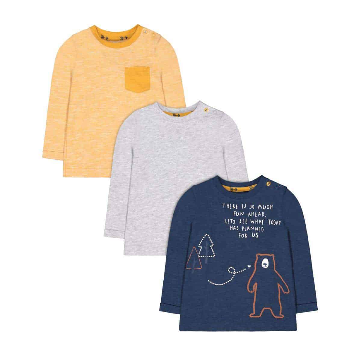 بلوز نوزادی پسرانه مادرکر مدل Navy Bear