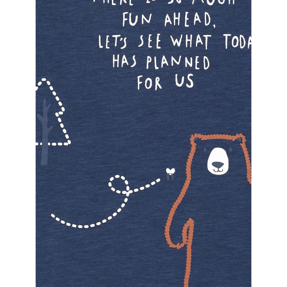 بلوز نوزادی پسرانه مادرکر مدل Navy Bear