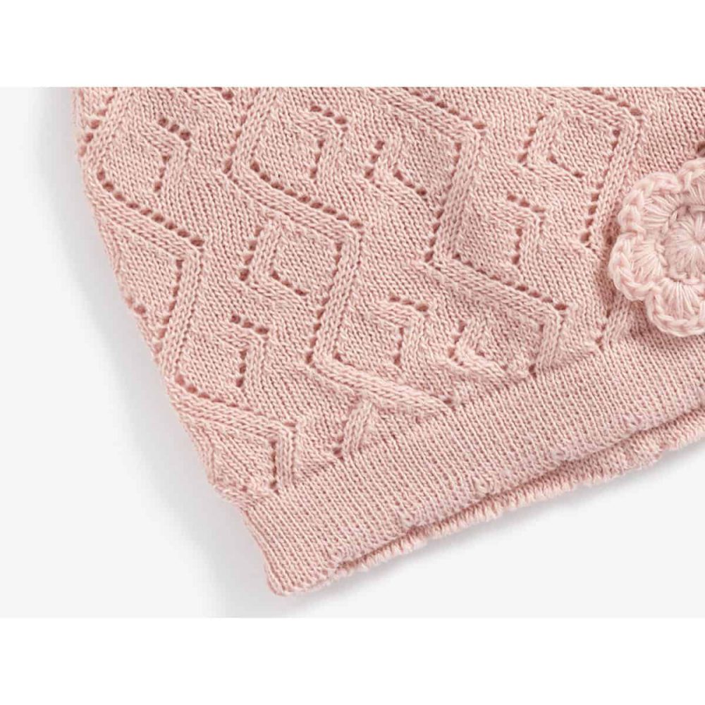 کلاه بافتنی بچه گانه دخترانه مادرکر مدل Pointelle Hat