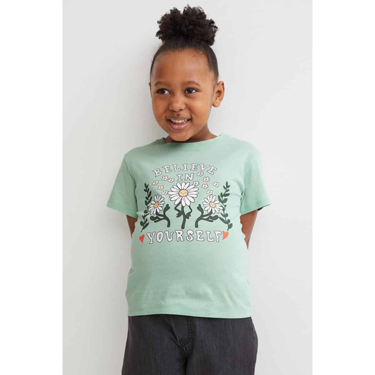 تیشرت بچه گانه دخترانه برند اچ اند ام مدل Printed T-Shirt