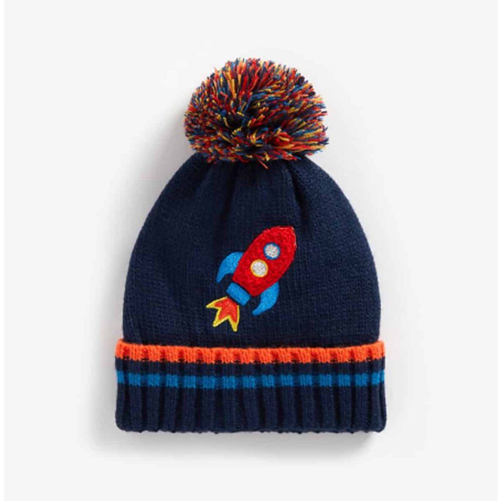دستکش و کلاه بچه گانه پسرانه مادرکر مدل Rocket Knitted