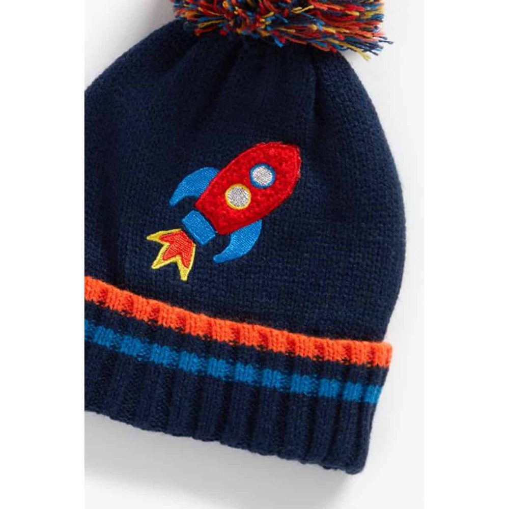 دستکش و کلاه بچه گانه پسرانه مادرکر مدل Rocket Knitted