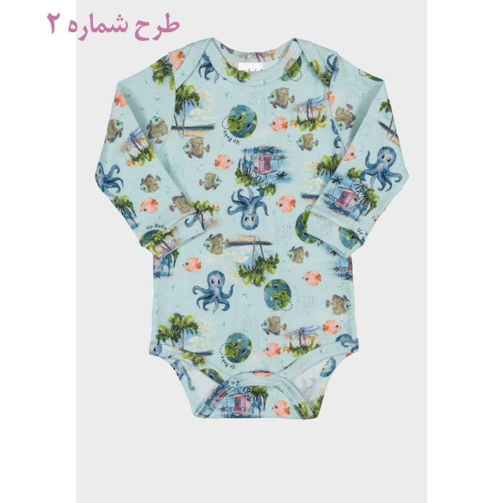 سرهمی نوزاد برند Up Baby مدل Infant Printed Half Bodysuit