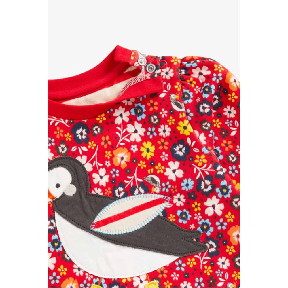 بلوز نوزادی دخترانه مادرکر مدل Floral Puffin