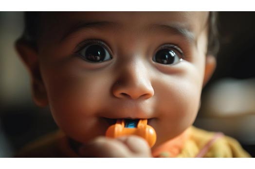 اسباببازی دندونی نوزاد راهی به سرزندگی در دنیای دندانها