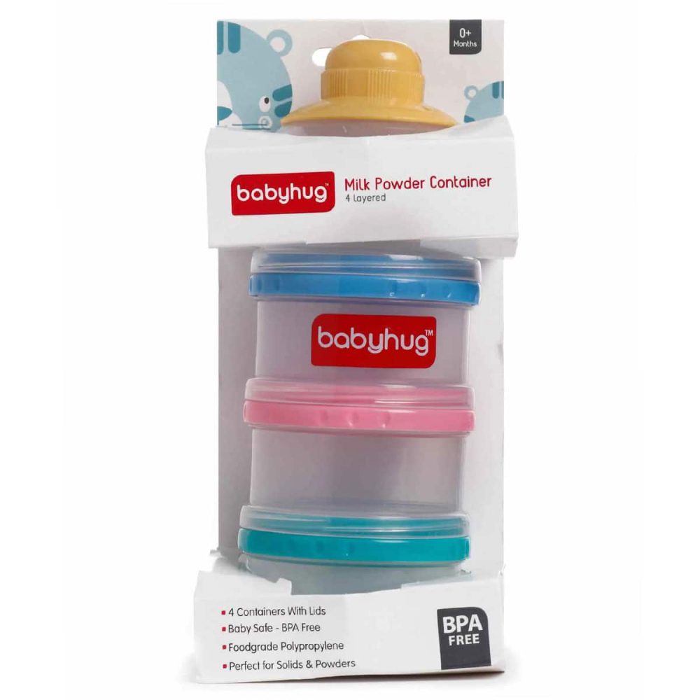 ظروف نگهدارنده غذای کودک برند Babyhug مدل 4 Racks