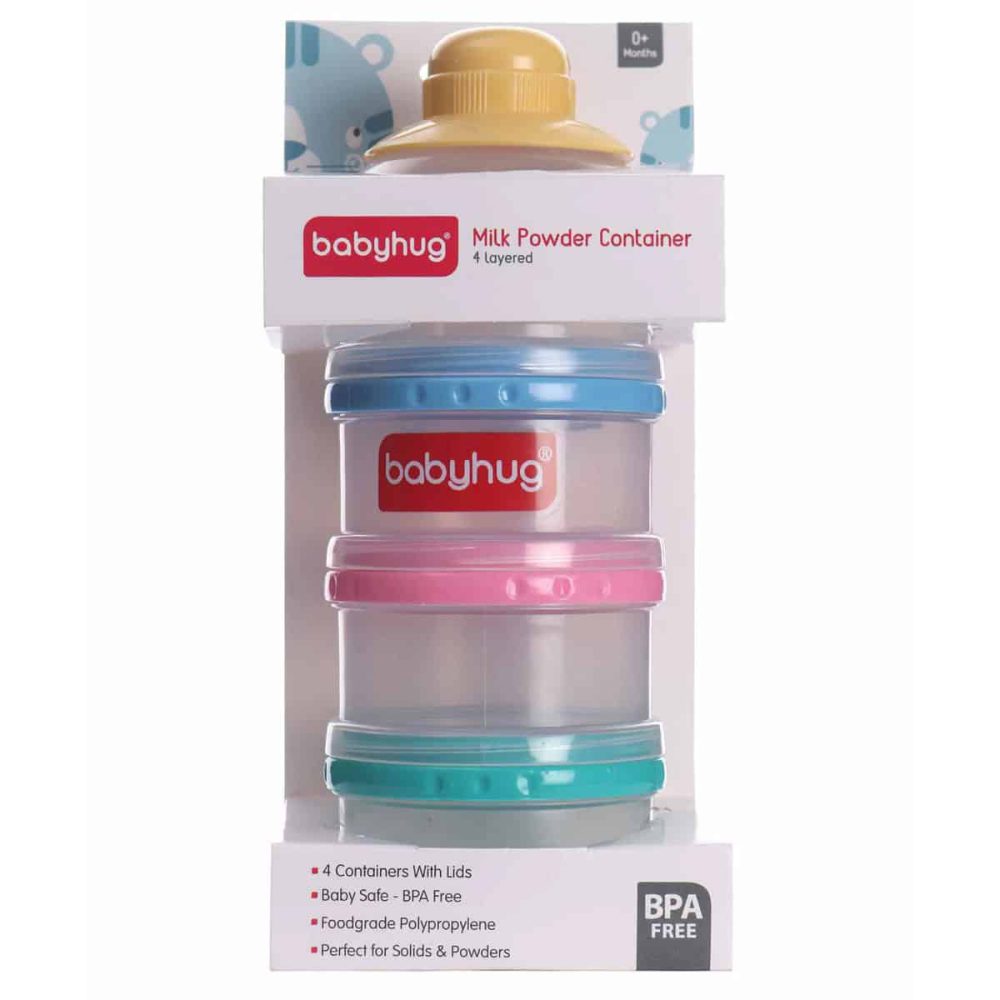 ظروف نگهدارنده غذای کودک برند Babyhug مدل 4 Racks