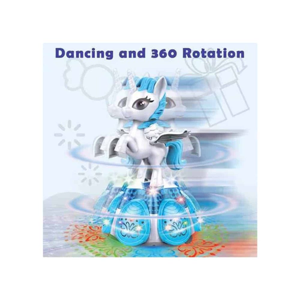 اسباب بازی یونیکورن موزیکال حرکتی مدل Unicorn 5D