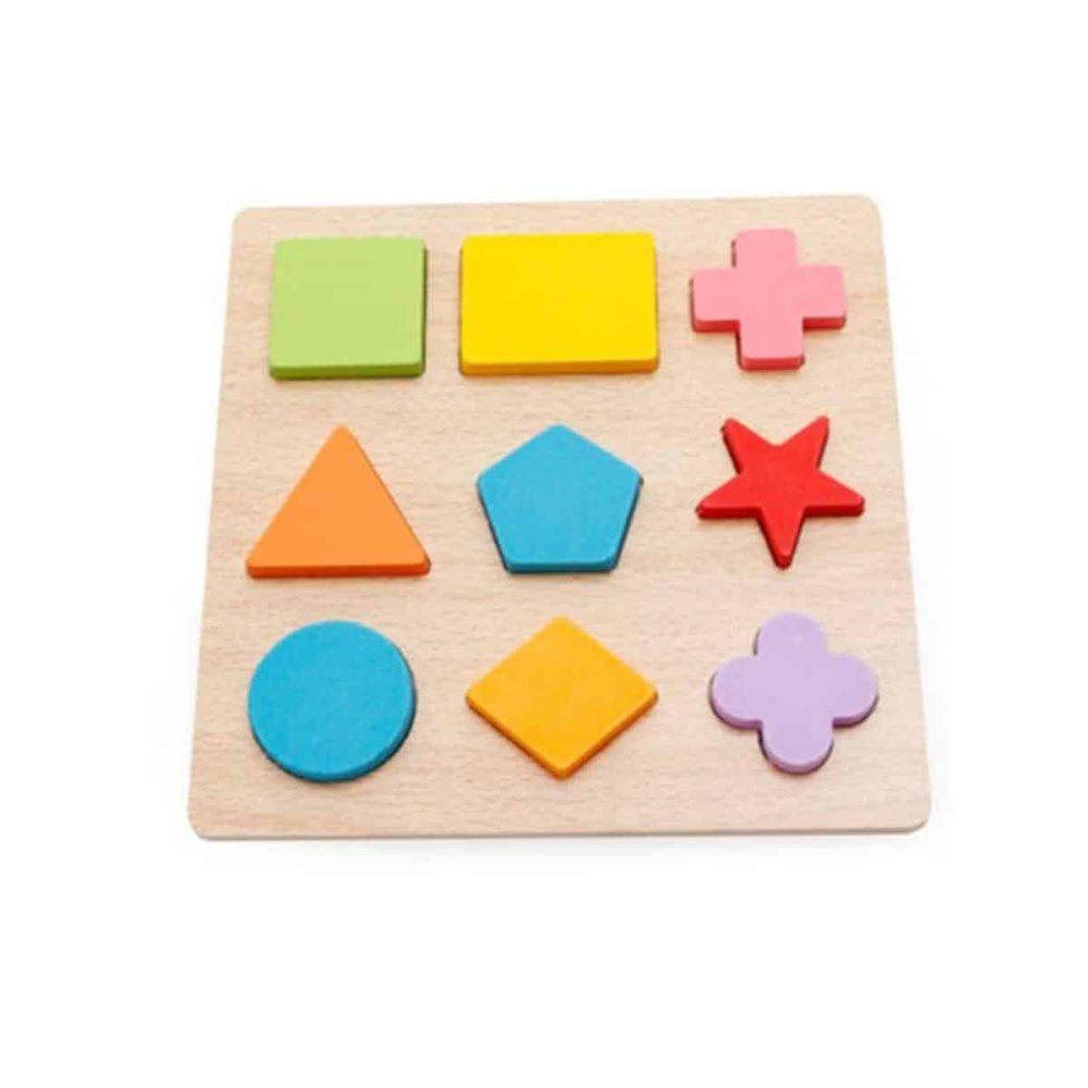اسباب بازی چوبی آموزش اشکال هندسی مدل Geometric Shape