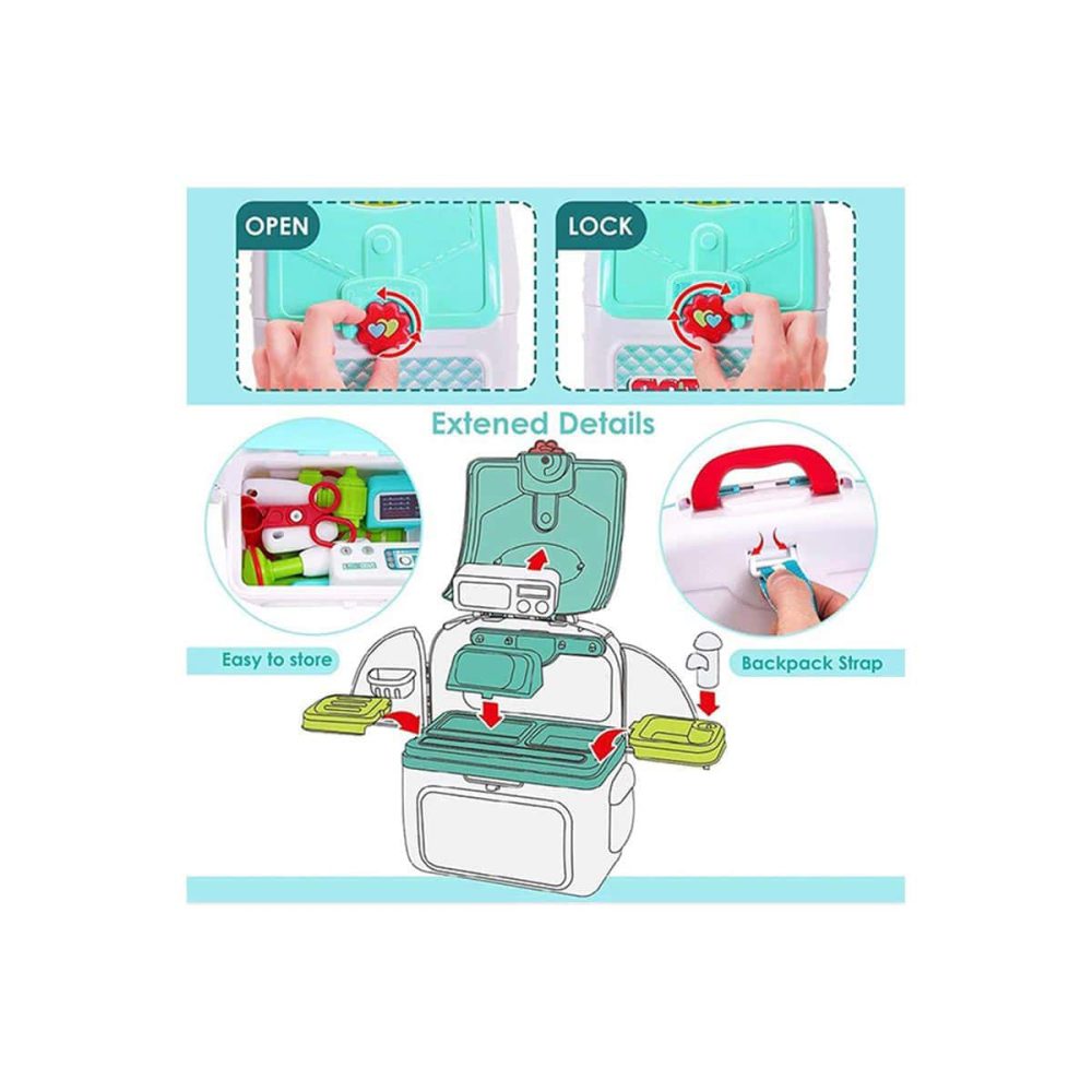 اسباب بازی کوله پشتی لوازم پزشکی برند Xiong Cheng مدل Doctor