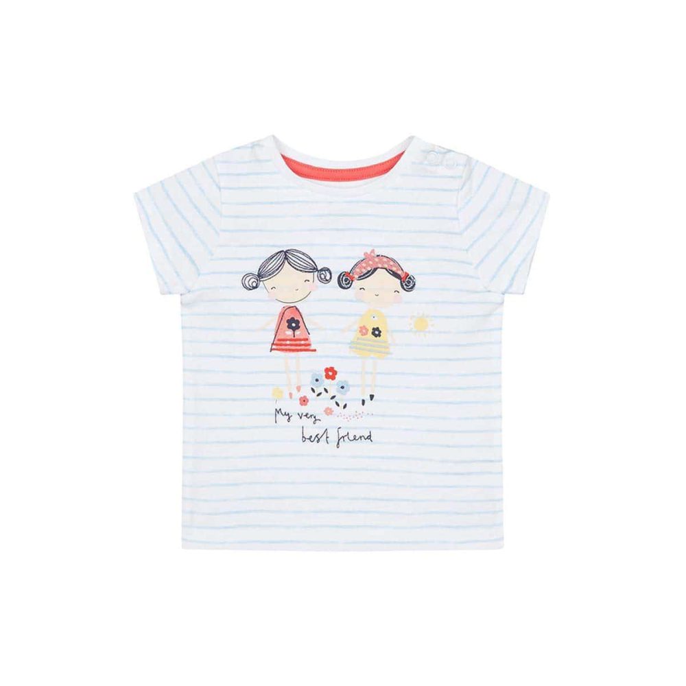 تیشرت نوزادی دخترانه مادرکر مدل Striped