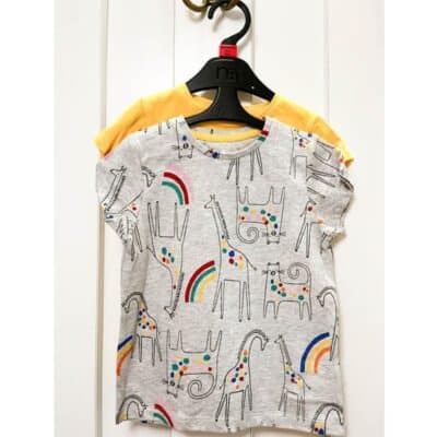 مجموعه سه عددی تیشرت نوزادی دخترانه مادرکر مدل Giraffe