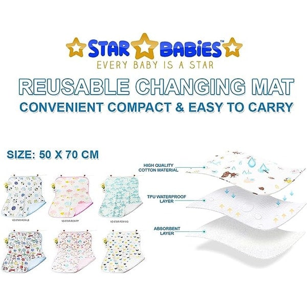 تشک تعویض نوزاد Star Babies