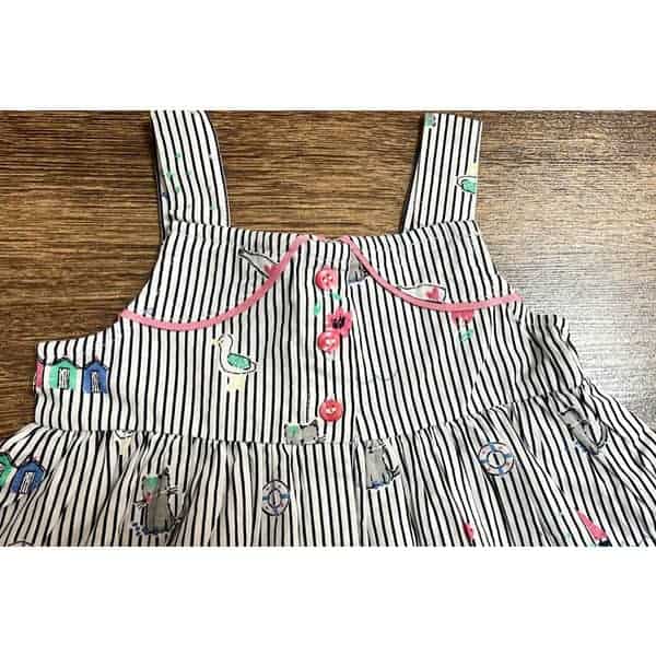 پیراهن دخترانه نوزادی برند مادرکر مدل Striped Skirt