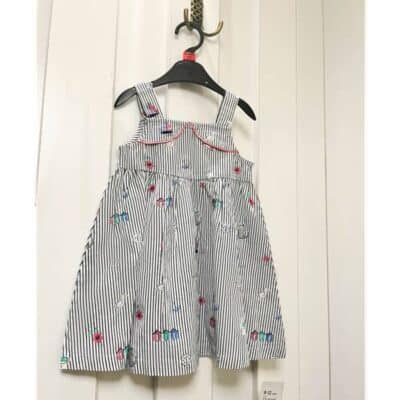 پیراهن دخترانه نوزادی برند مادرکر مدل Striped Skirt