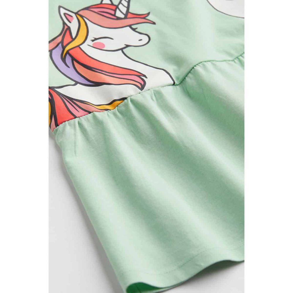پیراهن بچه گانه دخترانه برند اچ اند ام مدل Unicorn Dress
