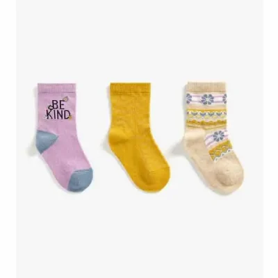 جوراب دخترانه بچه گانه مادرکر مدل Be Kind