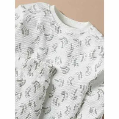 بلوز و شلوار راحتی بچه گانه برند جونیورز مدل White-Gray