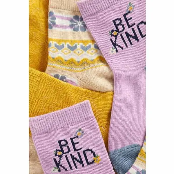 جوراب دخترانه بچه گانه مادرکر مدل Be Kind