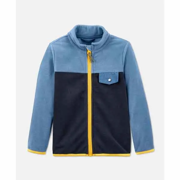 ژاکت پشمی پسرانه بچه گانه چیبو مدل Blue-Navy